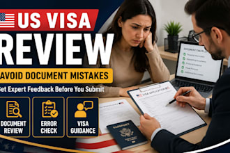 review US visa documents and provide immigration consultation support