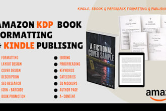 publish book on amazon kindle, book formatting, amazon kdp book publishing