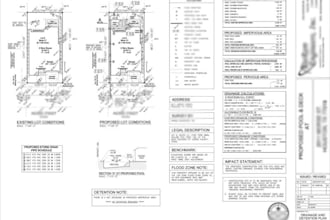 provide professional drainage analysis and stormwater report