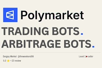 build your polymarket trading or arbitrage bot