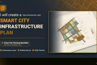 do smart city planning, infrastructure layout and urban design mapping
