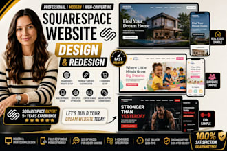 squarespace website design squarespace website redesign squarespace landing page