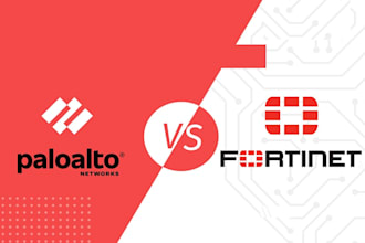 configure fortinet paloalto firewalls and design security solutions