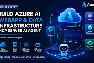build azure ai webapp azure data, azure infrastructure mcp server ai agent