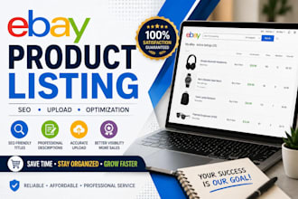 do ebay SEO listing, ebay product listing, ebay lister, ebay product listing
