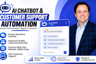 build ai chatbot customer support automation