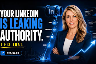 be your linkedin manager and content creator for b2b saas