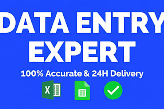 manually convert PDF to excel in 24h