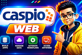 develop a customized caspio web application database and  betty blocks
