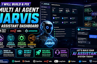 build fix multi ai agent jarvis ai assistant dashboard open claw n8n automation