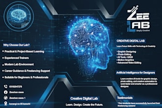 design professional trifold and bifold business brochure