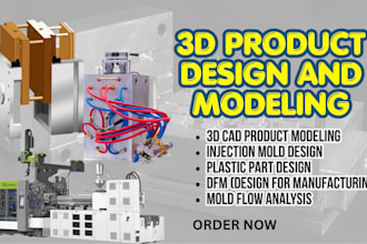 design injection molds for manufacturers and production ready plastic parts