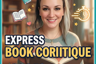 be your friendly beta reader and book critique partner