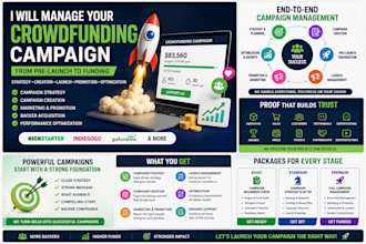 crowdfunding campaign promotion campaign management for maximum funding