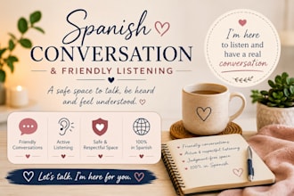 be your friendly spanish conversation partner