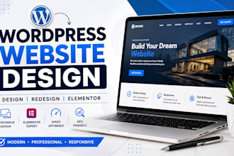 design or redesign a wordpress website lms with elementor and learndash