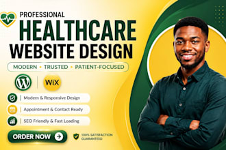 design a medical healthcare websites