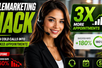 do b2b telemarketing, cold calling, lead generation  and appointment setting