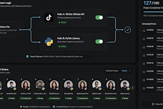 develop tiktok bot, social media automation, API integration and python bot