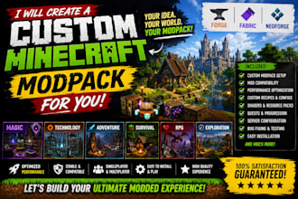 create a custom minecraft modpack for you