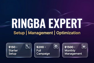 setup ringba call tracking, IVR, buyers and publishers