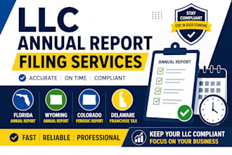do llc annual report filing for florida, wyoming colorado delaware franchise tax