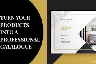 design a professional catalogue, brochure or product booklet