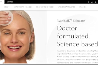 design wix medical spa website, botox, and healthcare clinic website