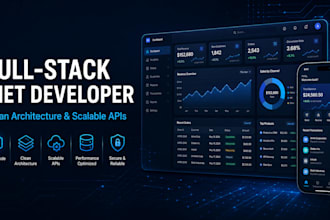 build a fullstack dotnet app with clean architecture and di
