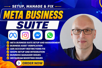 fix meta business suite, business manager, ad account and meta pixel issues