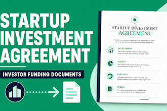 draft a startup investment and investor agreement for funding