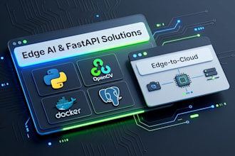 build edge ai, computer vision and fastapi backend for iot systems