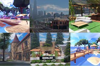 be your roblox map builder, roblox environment, lobby terrain in roblox studio