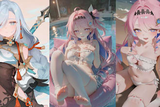 design custom anime character art with ai