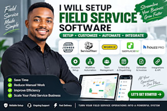 setup jobber servicetitan field service workiz servicem8 houzz pro integration