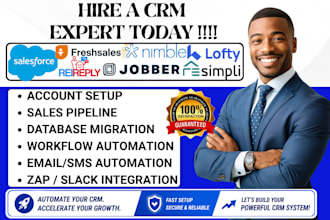 do salesforce freshsales jobber nimble resimpli lofty rei reply crm automation