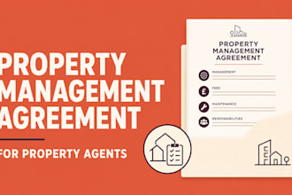draft a comprehensive property management agreement for agents