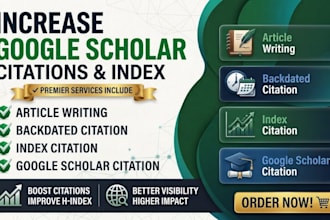 increase google scholar citations and backdated citations