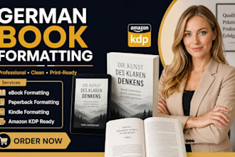 do german ebook formatting, german book, german paperback formatting, amazon kdp