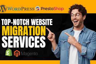 shopify migration magento prestashop wix etsy woo commerce migrate to shopify