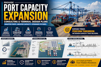 provide port capacity expansion consulting terminal design plans