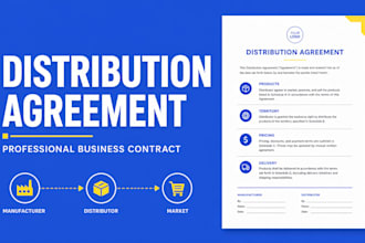 draft a professional distribution agreement for your company