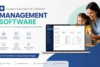 build elearning app, daycare app, kids app, parental app, kindergarten app