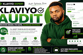 audit klaviyo account, klaviyo email flow,klaviyo deliverability
