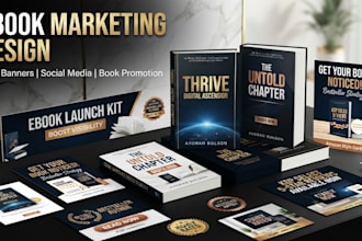 design professional ebook marketing graphics and promotional materials