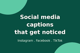 write catchy social media captions for your brand