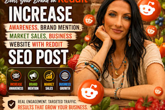 increase awareness brand mention market sales business website reddit SEO post