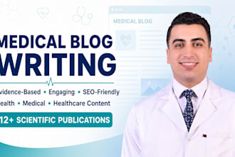 write medical blog posts
