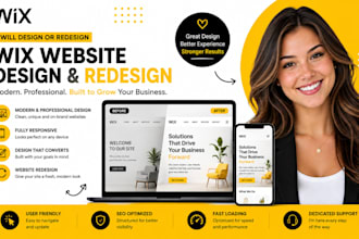 do wix website design and redesign using wix studio and wix harmony