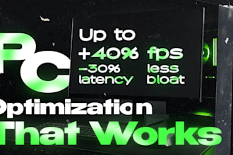 optimize your windows PC for the best gaming performance